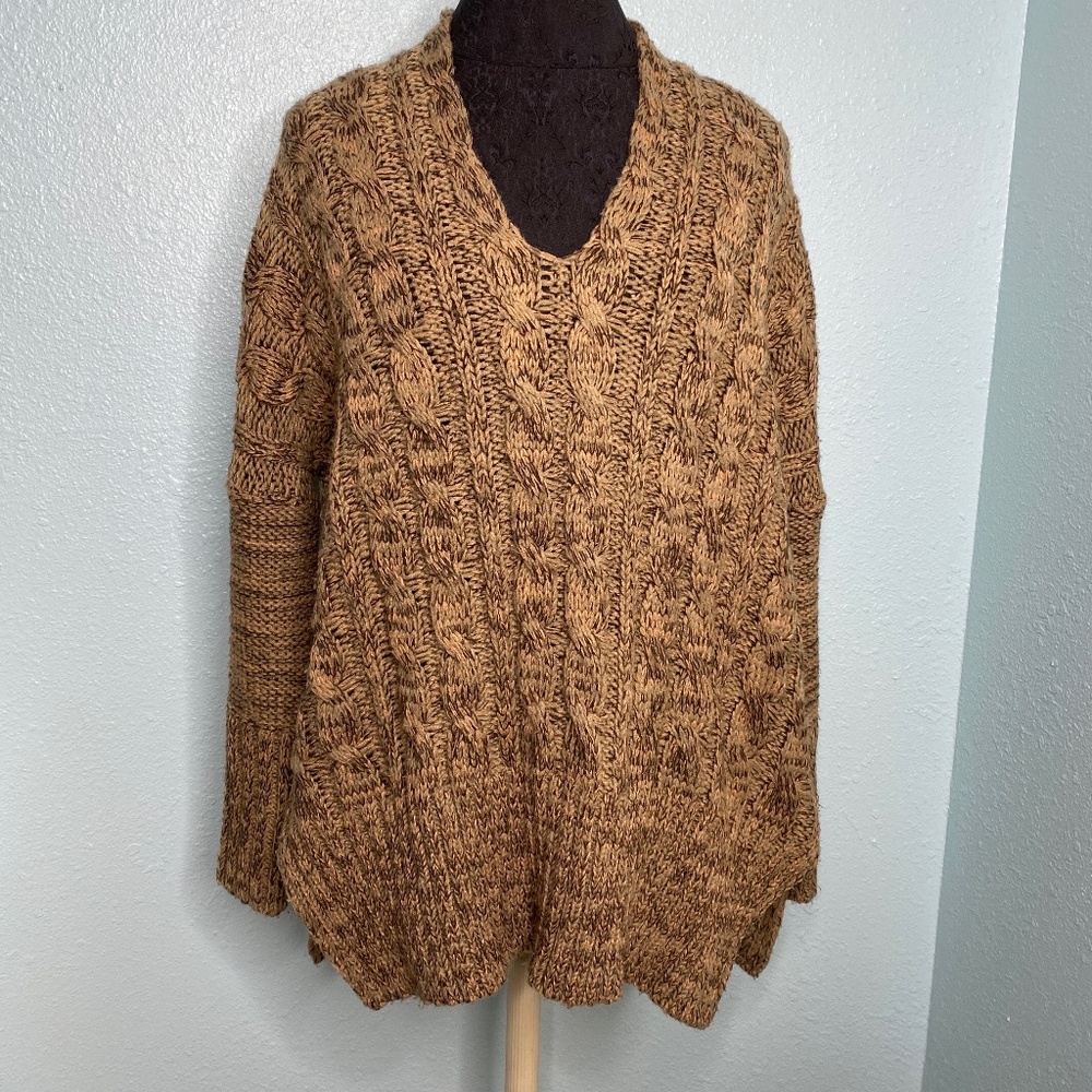 Selfie Couture by Trendology Oversized Brown Sweater